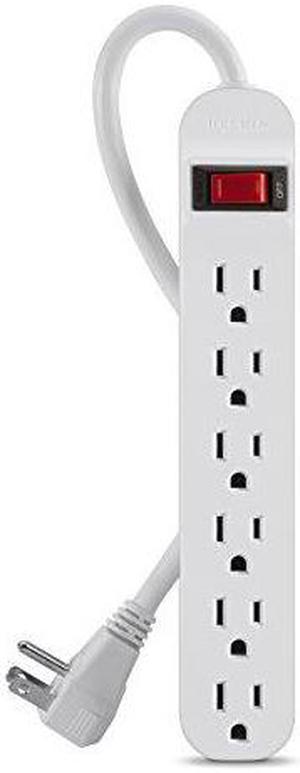 Belkin 6-Outlet Power Strip with 5-Foot Right-Angled Power Plug, F9P609-05R-DP