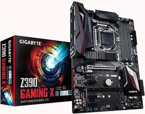 GIGABYTE Z390 Gaming X (Intel LGA1151/Z390/ATX/2xM.2/Realtek ALC892/Intel LAN/HDMI/Gaming Motherboard)