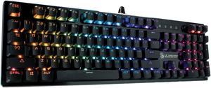 Bloody B820 Optical Mechanical Gaming keyboard with individually backlit RGB LED keys Wired 104 keys standard Red Switch  MX Red Equivalent for windows PC and Laptop