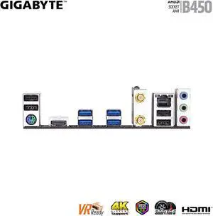 GIGABYTE B450M DS3H WiFi (AM4//AMD/B450/mATX/SATA 6GB/s/USB 3.1/HDMI/Wifi/DDR4/Motherboard)