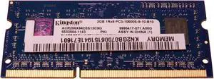 Kingston 2GB PC3-10600 DDR3-1333MHz ACR256X64D3S13C9G SODIMM Memory Module