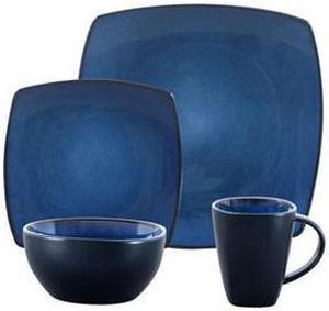GIBSON 68632.16 SoHo Lounge Stoneware Blue16pc