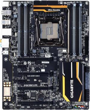 Gigabyte LGA2011-3 X99 4 WAY SLI Crossfire ATX Motherboards GA-X99-UD4P