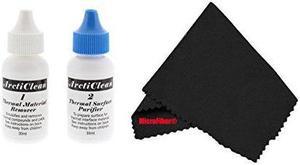 ArctiClean 60ML Kit (30ml ArctiClean1+30ml ArctiClean2) & MicroFiber (7" X 6") Cleaning Cloth