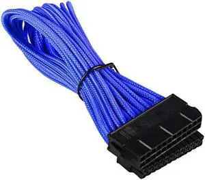 BattleBorn 24 Pin ATX Cable Extension Premium Braided Adapter Blue