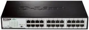 D-Link DGS-1024D 24-Port 101001000 Unmanaged Rackmountable Desktop Switch