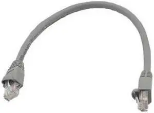 1ft foot RJ45 Cat5e Ethernet Network UTP LAN Cable (Gray) w/ Molded Boot