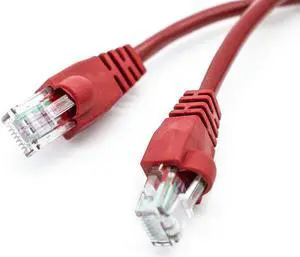BattleBorn 6 Foot CAT6 Ethernet Network Patch Cable Premium (Red) BB-C6MB-6RED