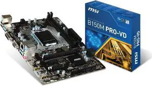 MSI B150M Pro-VD B150 Mainstream uATX Solution