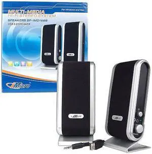 iMicro SP-IMD168B 2 Channel USB Powered PC Desktop Computer Speakers