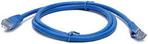 BattleBorn 2 Foot CAT6 Ethernet Network Patch Cable Premium (Blue)