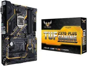 ASUS TUF Z370 Plus Gaming LGA 1151 (300 Series) Intel Z370 HDMI SATA 6Gb/s USB 3.1 ATX Motherboard