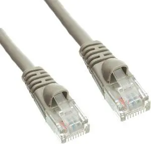 1ft RJ45 Cat6 Ethernet Network UTP LAN Patch Cable Cord - Gray - 1 Foot