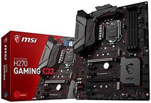 MSI Gaming Intel H270 DDR4 HDMI USB 3 ATX Motherboard (H270 GAMING M3)