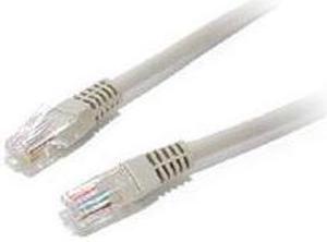 5ft RJ45 CAT5e Ethernet Patch Cable - Gray - 5 Feet