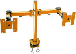 MonMount Dual LCD Monitor Stand Desk Clamp Holds Up to 24-Inch LCD Monitors, Orange (LCD-194O)