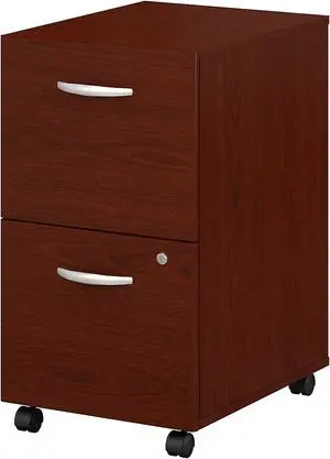 Bush 2-Drawer Ped. Mobile F/F 15-3/4"x20-3/8"x27-7/8" Mahogany WC36752SU