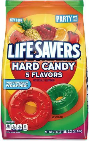 Hard Candy, Original Five Flavors, 50 oz Bag 28098