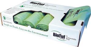 BioTuf Compostable 60-64 Gallon Trash Bags Y9460YE