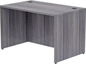 Lorell Desk Shell Rectangular 48"x30"x29-1/2" Weathered Charcoal 69548 Lorell Desk Shell Rectangular 48"x30"x29-1/2" Weathered Charcoal 69548