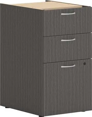 HON Mod 15" Pedestal Slate Teak PLPSBBFLS1