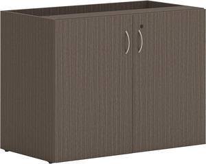 HON Mod 29" Storage Cabinet with 1 Shelf Slate Teak PLSC3620LS1