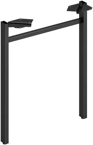 HON Mod 24" U-Shaped Desk Base Black LPLLEG24UBLK