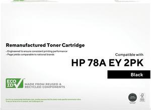 HITOUCH BUSINESS SERVICES  Black Std Yield Toner Cartridge Replacement for HP 83A  2/Pack TRCF283AD2PK