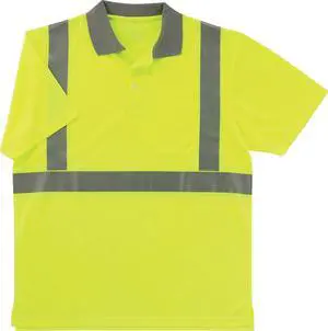 Ergodyne GloWear 8295 Class 2 Hi-Visibility Polo Shirt Lime Medium 21643
