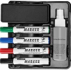 Lorell Marker/Eraser Caddy w/Mounting Tape 8"x7"x2-13/16" Black 75628