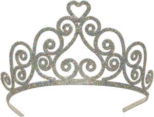 Glittered Metal Tiara