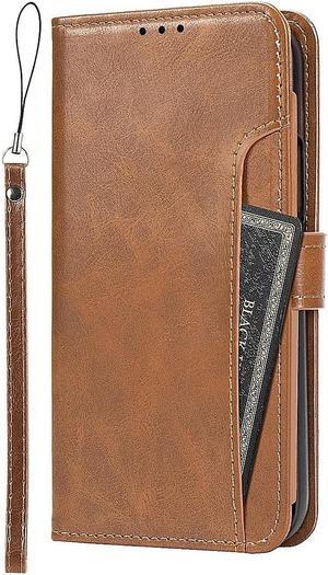 SaharaCase Folio Wallet Case for Apple iPhone 14 Pro Max Brown CP00371