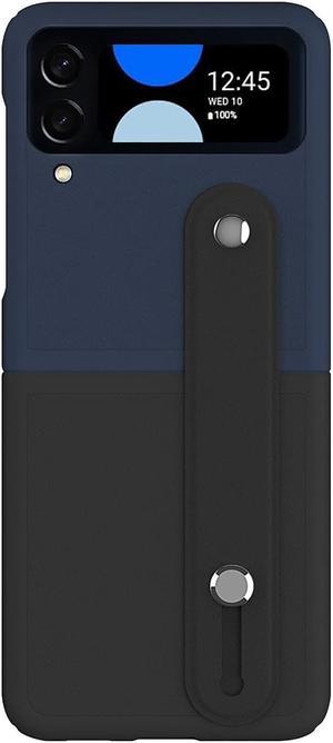 SaharaCase FingerGrip Series Case with Strap for Samsung Galaxy Z Flip4 Black