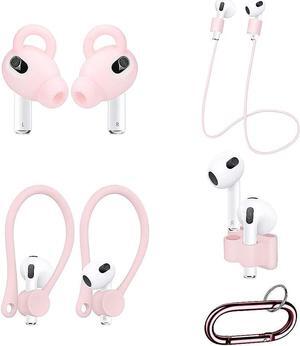 SaharaCase Silicone Accessories Kit for Apple AirPods 3 (3rd Generation) Pink