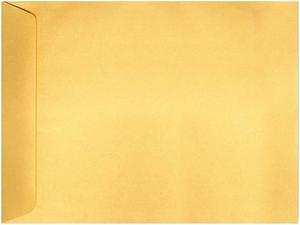 LUX 9 x 12 Open End Envelopes 500/Box Gold Metallic (4894-07-500)