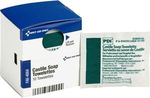 First Aid Only, Inc Castile Soap Towelettes White FAE4004
