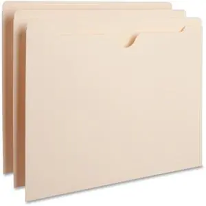 Business Source File Pocket Straight Cut Tab Flat 50 Cap. Letter 100/BX MLA 65796