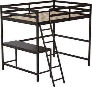 Flash Furniture Riley Loft Bed Frame with Desk Full (MHLBD5ESPF) Flash Furniture Riley Loft Bed Frame with Desk Full (MHLBD5ESPF)