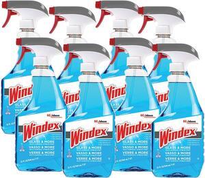 SC Johnson Windex Glass Cleaner with Ammonia-D Trigger Spray 32 fl Oz. 8/Carton