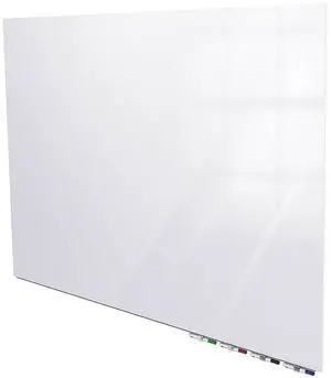 Ghent ARIASM23WH Aria Low-Profile Frameless Magnetic Glassboard - 36" x 24" - White Surface