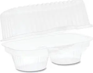 Pactiv Corporation Pactiv Evergreen ClearView Bakery Cupcake Container