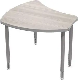 Safco AlphaBetter 28" Student Desk Pebble Gray (1222GR)