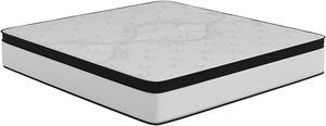 Flash Furniture Capri Comfortable Sleep 12" Hybrid Pocket Spring Mattress King (CLFR23112K)