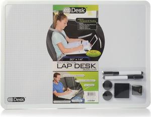 Promarx EzDesk Magnetic Dry Erase Lap Desk with Graph Ruling Adjustable Tablet Dock & Accessories (KITEZ01WDE10008)