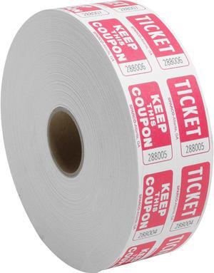 Sparco Ticket Roll Double w/Coupon 2000/RL Red 99220