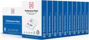 STAPLES ADVANTAGE Tru Red Printer Paper, 8.5 x 11, 20 lbs., White, 500  Sheets/Ream, 10 Reams/Carton