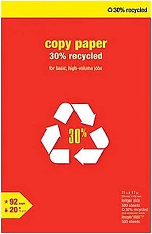 MyOfficeInnovations 30% Recycled 11x17 Paper 20 lbs 92 Bright 500/RM 580336