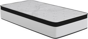 Flash Furniture Capri Comfortable Sleep 12" Hybrid Pocket Spring Mattress Twin (CLFR23112T)