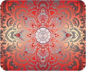 OTM Essentials Prints Mandala Heart Mouse Pad Red/Gray (OP-MH-Z031B)