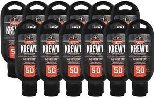 Ergodyne 16632 Krewd 6352 SPF 50 Sunscreen Lotion - 1.5 oz Bottle - 12/Carton